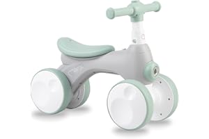 GEEGVV Momi Tobis, Bicicletta Senza Pedali Unisex-Bimbi, Grigio, per Bambini