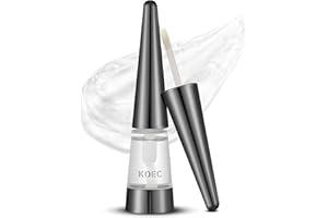 CURLADY ANGEL SILK Reedle Shot Lip Plumper Beginner, Hydrating & Volumizing Clear Plumping Lip Gloss, Visibly Smooth Lip Wrinkles - Cruelty-Free for Fuller, Smoother Lips, 0.21 oz (6 g)