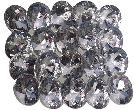 20pcs 30mm Sparkly Diamante Upholstery Sofa Headboard DIY Decor Sew On Button