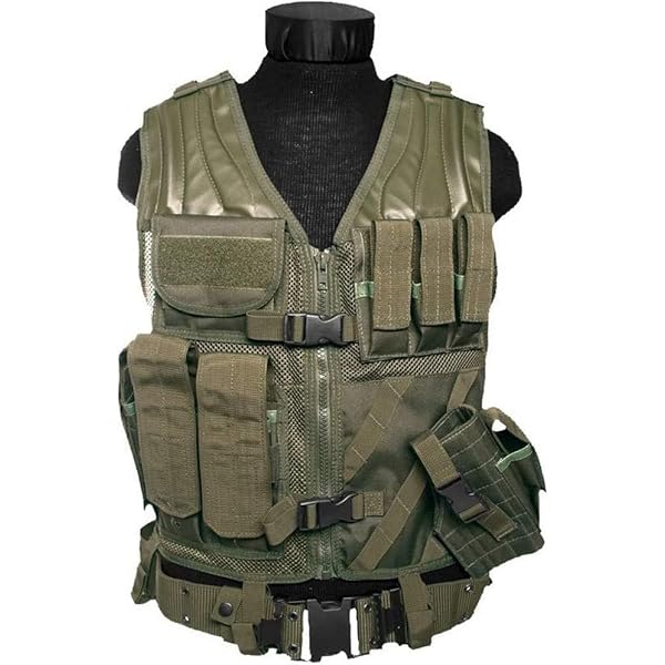 Chest Rig Mil-Tec Leichtgewicht - Britisches Tragesystem Mit Magazintaschen & Verstellbaren Schultergurten