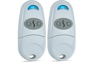 AISCHENS 2PCS Telecomando Cancello Universali per Garage Cancelli, Trasmettitore Portachiavi a 433,92MHz Compatibile con CAME Top432NA/432EE/432EV/432A/432M/432S/T432