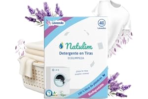 Natulim · Detergente en tiras, 40 lavados