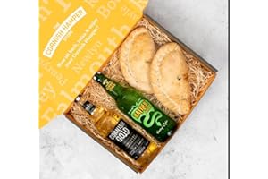 THE CORNISH HAMPER STORE The Traditional Cornsih Steak Pasty & Healeys Cornish Mixed Cider Gift Hamper