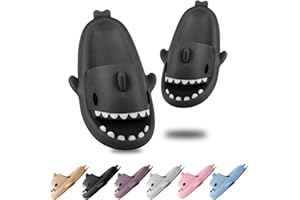 Geweo Hai Hausschuhe Damen Herren Verdicken Shark Slides Slippers Rutschfest Hai Badeschlappen Weich Badelatschen für Zuhause und Draussen Cozy Slides Original Unisex 36-45EU