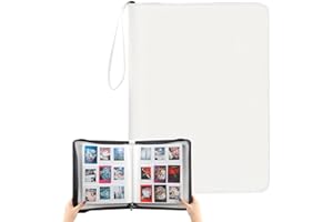 RUIBYTREE 540 tasche album fotografico per Fujifilm Instax Mini 12 11 9 8+8 7+ 90 50s 40 25 26 LiPlay EVO Instant Camera, Polaroid Snap/Snap Touch/PIC-300P/Z2300/ SocialMatic Zip Instant Printer (White)