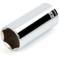 TEKTON 1/4" Antrieb Stecknuss Tief, 6-Kant – SHD03006, Verchromt, Für Präzises Arbeiten Ohne Abrunden