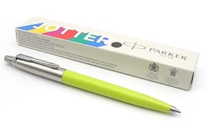Parker Jotter Originals - Penna a sfera con finitura verde lime, collezione Pop Art anni '60, inchiostro blu, confezione regalo