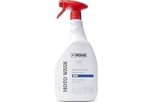 IPONE - Moto Wash - Limpiador muy eficaz para todas las superficies - No Deja Marcas - Elimina Todo Tipo de Suciedad - 1L