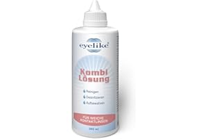 Eyelike Combination Solution 6 x 360 ml for Soft Contact Lenses