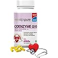 Alpspure Nutra Coenzyme Q10 / COQ10 100Mg High Absorption With Piperine & Dha Veg (60 Veg Capsules) Rich in Antioxidant, Promotes Heart Health & Boost Energy