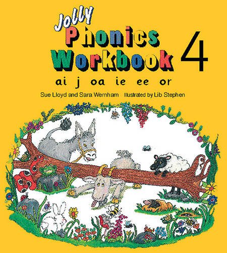 JOLLY PHONICS WORKBOOK 4: in Precursive Letters (British English edition)