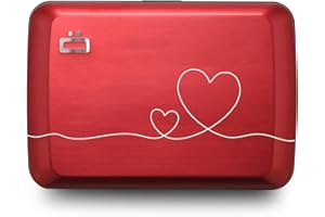 ÖGON -DESIGNS- Porte-Cartes en Aluminium avec Fermoir en métal, Protection RFID Contre la fraude et la démagnétisation, Portefeuille Compact, modèle Smart Case Oslo