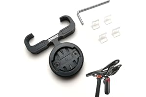 BININIU Bicycle Saddle Mount for Garmin Varia Radar [Aluminum], Seatpost Mount Holder for Garmin Varia RTL515,RTL510,RTL500, RVR315, Bike Saddle Seat Bow Mount for Garmin Varia Radar Tail Light