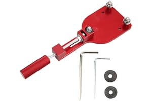 Weikeya Oil Filter Cutter, Oil Filter Cutting Tool Rustproof 77750 Anti Deformation High Efficiency Zinc Alloy for 2‑3/8in To 5in Cutting Range(Red)