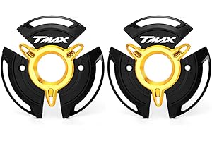 Modeer Für Yamaha Tmax 560 Tech Max 2020-2024+ Tmax 530 DX/SX 2017-2019 Motorrad Sturzpad Schutz Motor Stator Abdeckung Schutz tmax560 techmax tmax530 dx sx Zubehör (Gold-1)