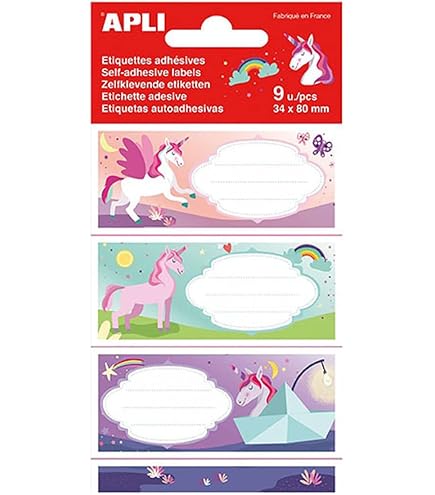 Pochette 300 Étiquettes Rondes Blanches Apli Agipa 63.5 Mm - Adhésives Multi-Usages, Certifiées FSC