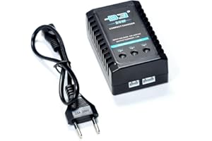 ZHITING B3 20W 1.6A Lipo Ladegerät für 2S 3S 7.4V 11.1V Lithium LiPo Akku,Pro Balance Ladegerät Mini Portable,Kompaktes Airsoft Schnellladegerät 100-240V für RC Quadcopter, Drone, Auto, Boot