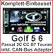 Produktbild Komplett-Set VW Golf 5 6 Passat 3C CC B7 Touran Kenwood DNX-5170DABS Navigation CD DVD Bluetooth Carplay USB MP3 Digitalradio Autoradio