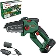 Bosch kompakte Mini Kettensäge EasyChain 18V-15-7 (Zum Schneiden von ...