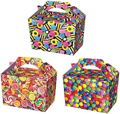 mustbonkers 40 Candy Sweet Boxes Pick N Mix Sweetie Lollypop Party Food Lunch Box