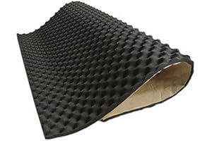 MISUVRSE 20mm Car Hood Engine Firewall Heat Mat Deadener Sound Noise Proof Insulation Deadening Soundproofing Foam Sticker Noise Insulation Mat