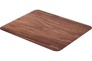 InLine® 55477W WoodPad, tappetino per mouse in vero legno, noce, 240 x 200 mm