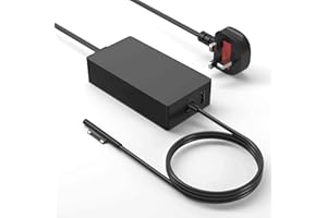 NELEBUTO Surface Pro Charger,65W Microsoft Surface Pro Charger Compatible with Surface Pro 3/4/5/6/7/8/9/X,Surface Laptop 1/2/3 Surface Go 1/2 Surface Book 1/2