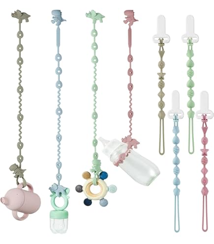 Lot De 2 Pièces Attache Jouet, Doudou, Biberon? Gourde Pour Bébé