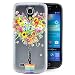 Produktbild Saxonia Samsung Galaxy S4 Mini Hülle Slim Hard Back Cover Schutzhülle mit Motiv Pot Plant