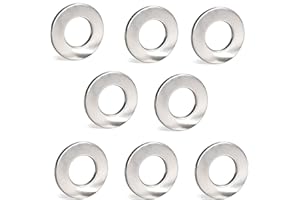 MMBSHOP M12 (12mm) Stainless Steel Washers, Form A Thick Flat washer Grade A2 (304) Stainless Steel. Various Quantities M12 x 10 Pack