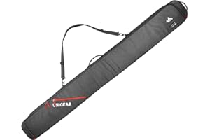 Unigear SKI-Mogul Ski Bag, 360° Fully Padded Protection, Water-Resistant and Durable up to 192cm for Snow Air Travel Transport