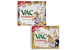 BESTUS ACCESSORIES Vacuum Cleaner Freshener [Pack of 2/12 Disc] – Meadow Hoover Disc for Pet Lovers, Spring Summer Fragrance Air Freshener Combo Pack for Home Office Cleaning, Universal Fit –Air Freshener