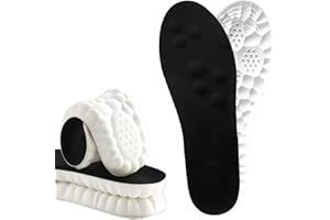 GAFUTOZM Semelles Massantes Nevostep, Semelles Orthopediques 4D Confort De Forme Femme Homme Ajustable Four Maison, Travail & Sport (Noir, 41-42)