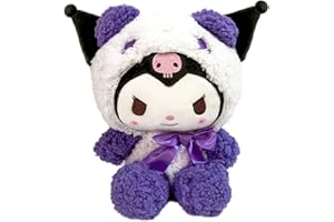 FAMILIO My Melody Kuromi Jouet en Peluche My Melody Kuromi Poupée en Peluche de Dessin animé Jouet en Peluche pour Enfants et Adultes Cadeaux d'anniversaire pour Les Amis Fans des Enfants