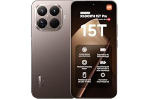 XIAOMI 15T Pro - Smartphone de 12+512GB, Lente óptica Leica Summilux, MediaTek Dimensity 9400+, Pantalla Eye Care de 6,83" 144 Hz, HyperCharge de 90W, Cargador no Incluido, Mocha Gold (Versión ES)