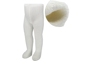 bistyle Baby Mädchen Frottee Strumpfhosen Weiche | Bio-Baumwolle Leggings Kinder Thermo Warme Strumpfhosen mit Anti-Rutsch-Sohle Neugeborene | Warm Tights für Mädchen
