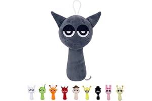 HYDTQCL Sprunki Peluche, 25 cm Peluche Sprunki, Sprunki Wenda Peluche, Sprunki Plushies Miglior Regalo per Bambini e Fan (C)