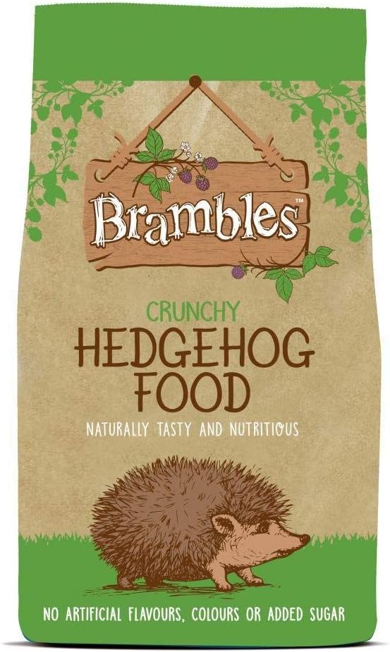 Brambles Crunchy Hedgehog Food (2kg) – Nutrient-Rich Wild Hedgehog Food, Naturally Tasty and Highly Palatable, No Artificial Flavours or Colours, No Added Sugar