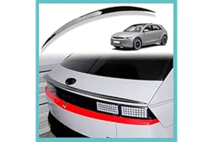 BestEvMod Für Ioniq5 Heckspoiler Kofferraum Spoiler Flügel Kompatibel mit 2022 2023 Hyundai Ioniq 5 Außenzubehör (Glänzend Schwarz)