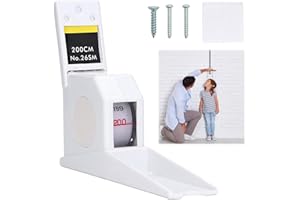 GAESHOW 2m Height Measurement Device, Retractable Wall Mounted Height Meter, Height Measuring Tape, Adult Child Height Tool Ruler, Roll Ruler Body Measuring Tape for Home Office Clinic Measurement