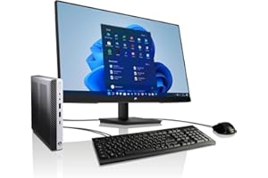 ‎HP HP All-in-One Paket ProDesk + 27-Zoll Computer mit 3 Jahren Garantie! Intel Pentium 4400T 2x2900 MHz, 16 GB DDR4, 512 GB SSD, WLAN, USB C, USB 3, Windows 11, MS Office - #7965