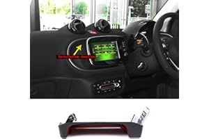 METYOUCAR Centre Console Storage Box for Smart 453 Fortwo/Forfour 2016-2020 Organiser Bag ABS Console Accessories Storage for Mobile Phone Keys Cards Coins (Right Hand Drive)