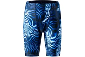 SURFEASY Boy's Jammer Swimsuit Youth Trainning Swim Jammers with Drawstring Endurance Kids Swimming Trunks Shorts