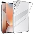 carinacoco Clear Case for Samsung Galaxy Tab S10 Ultra/S9 Ultra/S8 Ultra 14.6 inch, Ultra Transparent Soft TPU Protective Cover, Lightweight Flexible Silicone Shockproof Rugged Back Cover