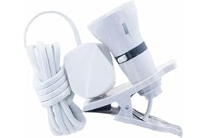 GOLTA Clip on Light Holder Portable Holding Clip Light with Holder Plug Reading Light for Bed Table Chairs Push Bar Switch Holder 2M Cable Workshop Office Garage Studio Accessory(1Pc)(Bulb Not Included)