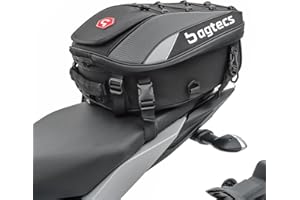 Bagtecs Borsa da sella compatibile con BMW S 1000 R/RR/XR X30 20-30L nero