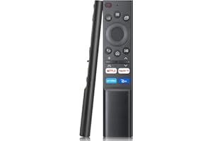 FOXRMT Remplacement Télécommande Samsung Compatible avec Tous Les Samsung Smart Téléviseurs (modèles 2016-2024) avec 4 raccourcis Clavier – Aucune Configuration requise