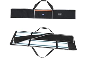 WISEPRO Borsa per binari di guida 55-60 pollici, universale per sega a rotaia, borsa protettiva per guide (nero)