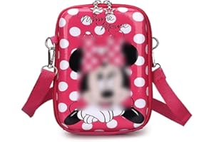 Little Mouse Schultertasche, XRHOT Little Mouse handtasche kinder mädchen, Unisex Kinder Taschen, Mouse Schulrucksack mit verstellbarem Gurt für Kinder Mädchen, Rosa