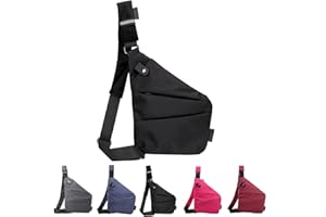 HIDRUO Wander Plus Anti Theft Bag, Waterproof Anti-theft Crossbody Shoulder Bag, Side Slim Sling Bag for Outdoor